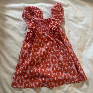 Zara Pink Floral Patterned Dress